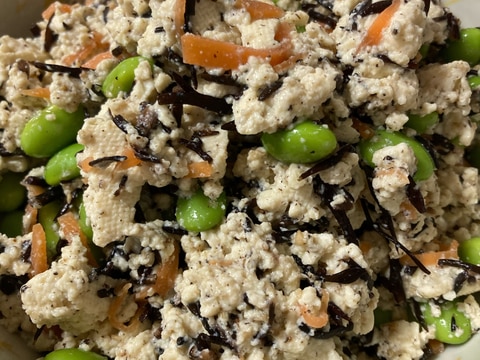 簡単☆ひじきの白和え